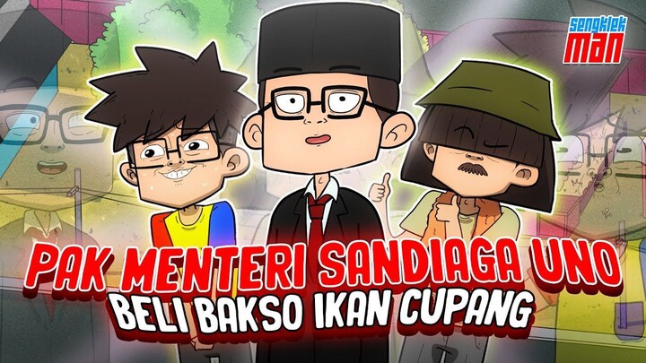 PAK MENTERI SANDIAGA UNO BELI DAGANGAN OM SAMSUDDIN ( @SandiunoTV )