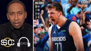 ESPN's Stephen A. reacts to Luka Doncic, Mavericks beat foul-plagued Chris Paul, Suns to even series