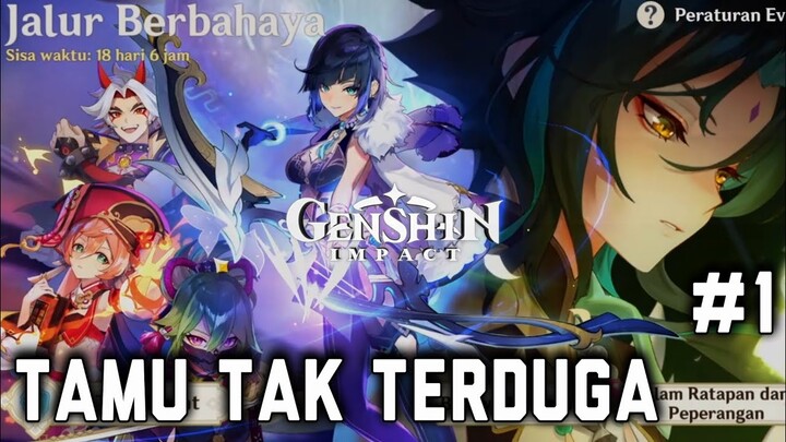 Quest Archon jalur berbahaya | Tamu tak terduga #1 | genshin impact indonesia
