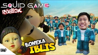 JANGAN BERGERAK ATAU KITA DI DORR!! OLEH BONEKA IBLIS INI!! Roblox Squid Game [DUB INDO] ~Fish Game!