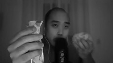 Chinese ASMR Black & White [ENG Subtitles] - Pina Colada Ice Pop (Eating Sounds & Squishy)Chinese AS