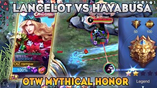 Aggressive Lancelot vs Hayabusa, Cepet Amat Udah Legend 1 aja Lancelot Gua 🤔