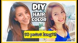 DIY HAIR DYE | NO BLEACH | 90 Pesos lang??! | Philippines