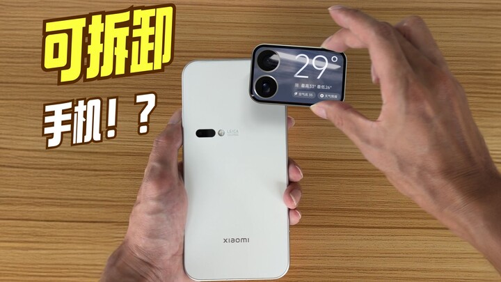 可拆卸的摄像头背屏！？有搞头吗