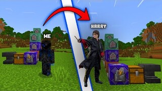 Harry Potter Ventus Wind Spell in Minecraft Bedrock using Command Blocks