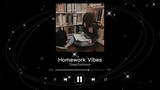 Homework Vibes Study Playlist~♡