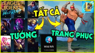 (LOL Mobile) &quot;full HD&quot; TẤT CẢ Tướng và Skin trong Liên Minh Tốc Chiến hiện tại | StarBoyVN