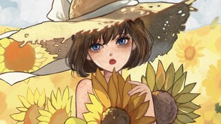 Sepenuhnya sejalan dengan bahasa bunga bunga matahari: Aku hanya melihatmu | Detektif Conan | Gray C