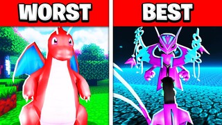 WORST VS BEST DRAGON POKEMON IN MINECRAFT! (Minecraft AnubisMC Pixelmon)