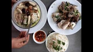 Cháo cá lóc đậu xanh  nấm hương. Thôm ngon..Bếp cô tư tập. 194.