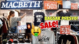 SALE ORIGINAL MACBETH STORE up TO 50% OFF! APPARELS SLIDE 450 lang!