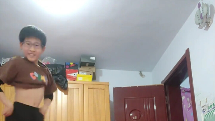 Because of love, I persist. The kid has superb dancing skills. This move is amazing.