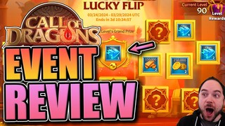 Lucky Flip is monster value! [holiday event review] Call of Dragons