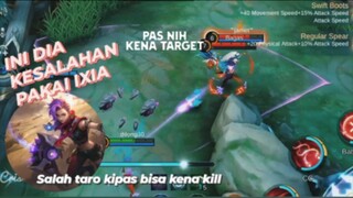 Jangan Sendirian Kalau Mau Pakai Skill Ini - Ixia MLBB