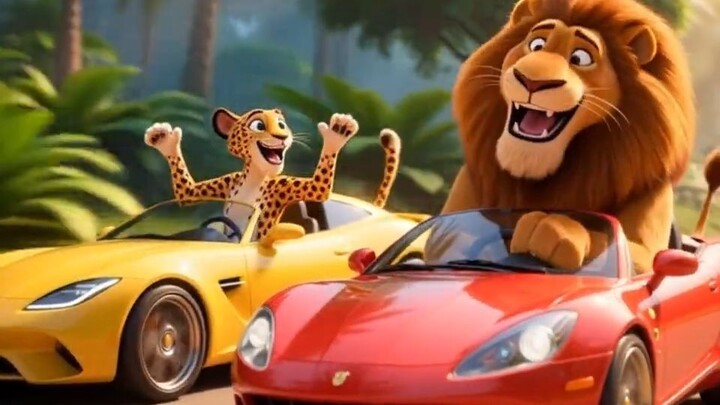 JUNGLE ANIMAL CAR RACE