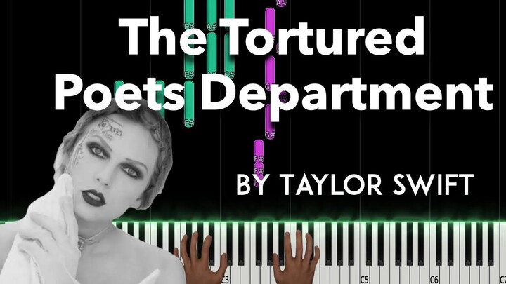 The Tortured Poets Department by Taylor Swift piano cover + sheet music