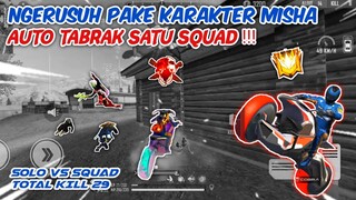 SOLO VS SQUAD TOTAL KILL 29, COSPLAY JADI KANG GOJEK!!! - FREE FIRE