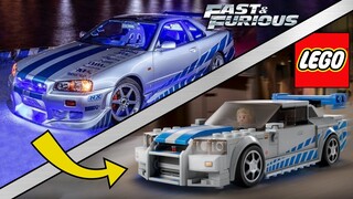 LEGO Made the Fast & Furious Nissan Skyline!