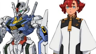 The protagonists of the non-UC line and the machines driven by the protagonists (Mercury Witch Seed 