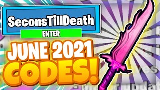 *JUNE 2021* ALL NEW SECRET OP CODES! Roblox seconds till death