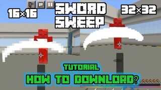 How to Get Sword Sweep in Minecraft PE +v16✔️