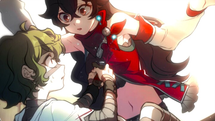 [Genshin Impact /Stationary] Amber×Colai "She is a fantasy that shattered the stars and fell into my