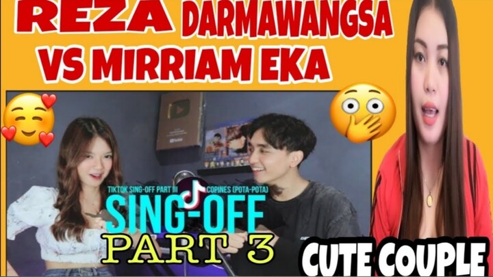 SING-OFF TIKTOK SONGS Part III (Papi Chulo, Pota Pota, Terpesona) Reza vs Mirriam Eka | Reaction