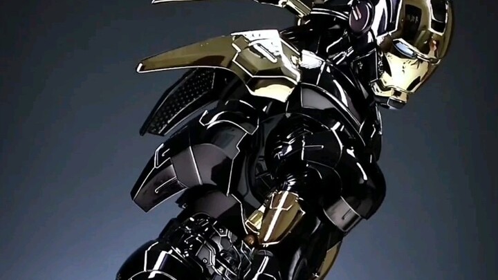 A new blogger joined Bilibili and randomly gave away 10 HotToys alloy Iron Man Mark7 electroplated b