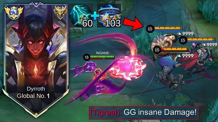 THIS UPDATE ONE SHOT BUILD WILL MAKE YOU BECOME A BEAST IN SIDELANE  RANK GLOBAL
