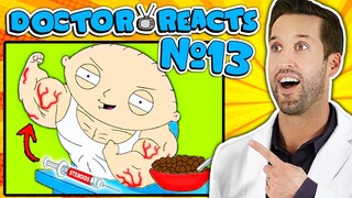 ER Doctor REACTS to FAMILY GUY Funniest Medical Scenes #13