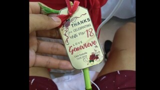 Genevieve's 18 bday celeb slides