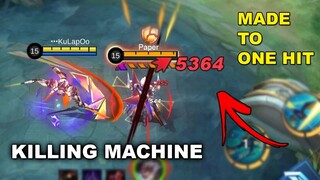 SABER LEGEND SKIN IS MADE TO ONE HIT ANYONE | MOBILE LEGENDS