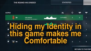 Modern Warships: gameplay with Hiding Identity.