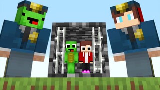 How Tiny Baby Mikey & JJ Escape From Smallest Prison in Minecraft (Maizen Mazien Mizen)