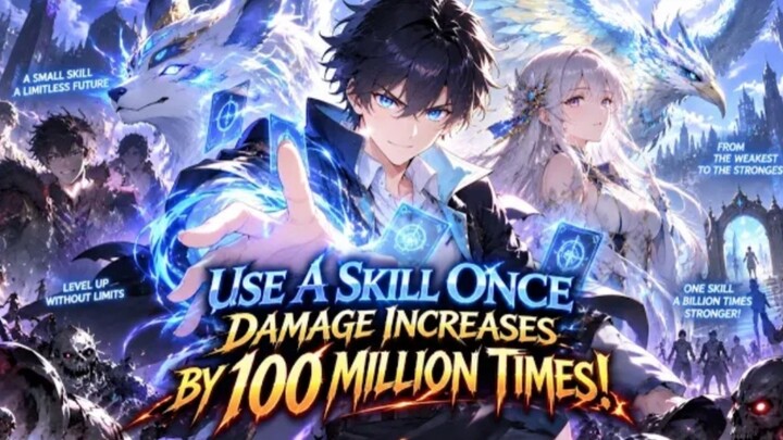 USED A SKILL ONCE DAMAGE INCREASES BY 100M TIMES