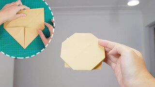 Gấp UFO giấy, ném đi rồi tự bay lại