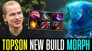 Topson NEW BUILD MORPHLING -- DISASTER start to BEYOND GODLIKE