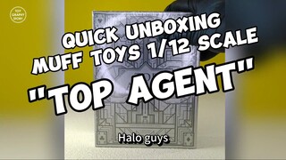 Unboxing Action Figure Muff Toys 1/12 Top Agent 007