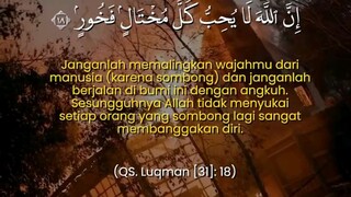JANGANLAH ANGKUH DAN SOMBONG