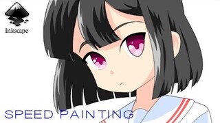 inkscape speed painting anime