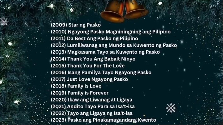 ABS-CBN CHRISTMAS STATION ID 2009 - 2023