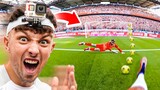 I Wore a GOPRO in a YouTuber Football Match, and SCORED…