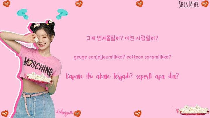 TWICE  (트와이스)- WHAT IS LOVE [Han/Rom/Ind] Color Coded Lyrics | Lirik Terjemahan Indonesia
