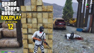 SALAH STRATEGI, DI SERBU POLISI DI LADANG - GTA 5 ROLEPLAY SI JAMAL (12)