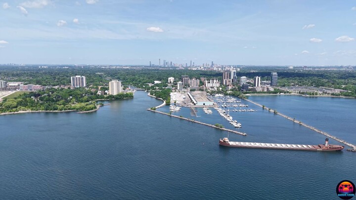 Massive Fusion - DJI - 4K - Discover Ontario Canada - Port Credit (Mississauga)