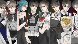 [หัวหน้าทีม 188 Family] ชุดแม่บ้านที่เขียนด้วยลายมือด้วยมือ (ซีรีส์ 188 Boy Team ดั้งเดิมโดย Shui Qi