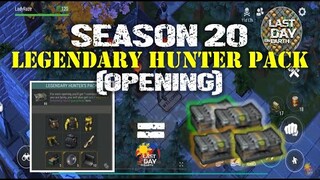 SEASON 20 | OPENING | 85 LEGENDARY HUNTER PACK (HOW MANY C4?)    - Last Day On Earth: Survival