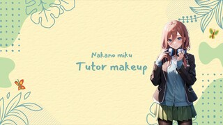 Nakano miku make-up!🤍