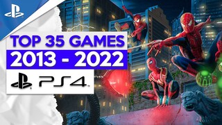 Top 35 PS4 Games 2013 - 2022