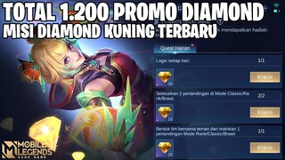 BOCORAN MISI PROMO DIAMOND TERBARU - BISA DAPAT RIBUAN DIAMOND KUNING! MOBILE LEGENDS